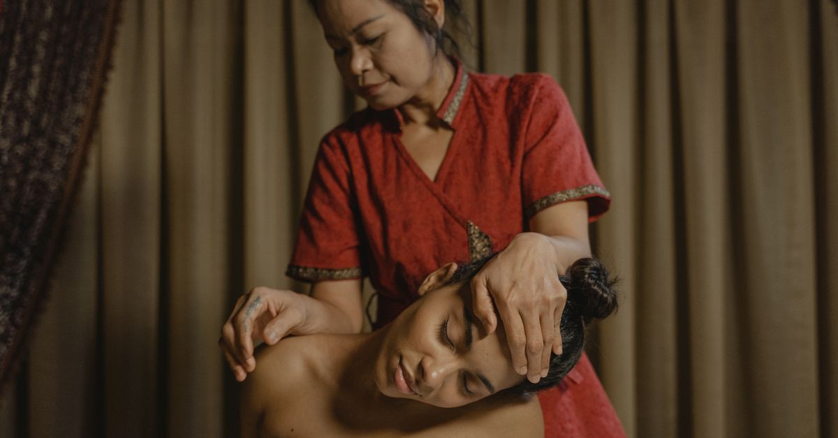 A calming massage session highlighting relaxation and well-being.