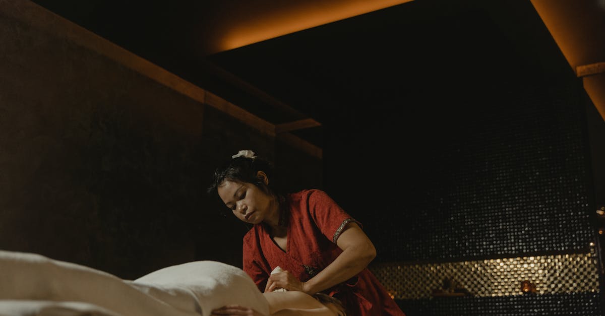 A soothing massage session in a serene spa environment, emphasizing relaxation and well-being.